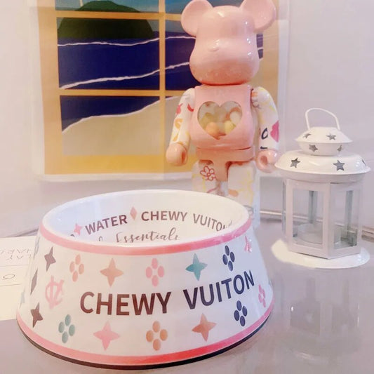 Chewy Vuiton pet bowl 16oz