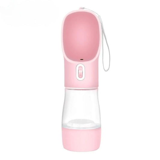 Hydration On-the-Go: Portable Pet Dog Water Bottle with Food Cup