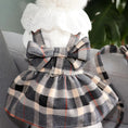 Load image into Gallery viewer, Dog Dress Plaid Skirt
