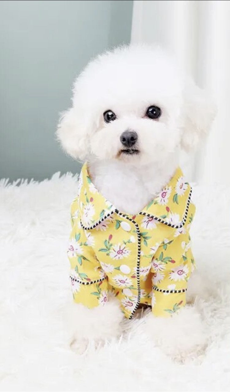 Flowerly Delight Puppy Pajamas